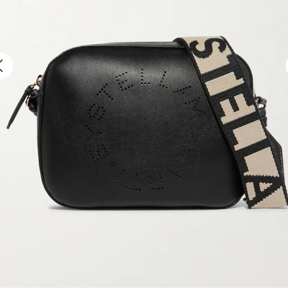 Stella McCartney Black Crossbody with Bold Strap